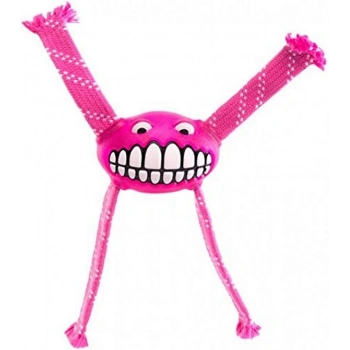 Rogz Toyz Grinz Flossy Large Roze Large 24 Cm