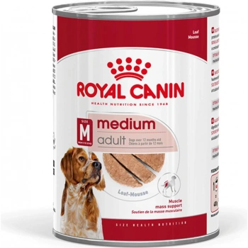 Royal Canin Loaf Mousse Orta Irk Ezme Yetişkin Köpek Konservesi 410gr