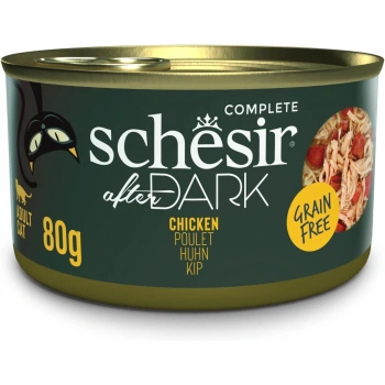 Schesir After Dark Et Suyu içinde Tavuklu Kedi Konservesi
