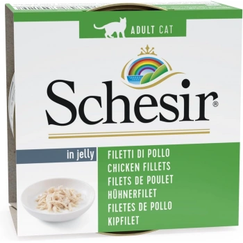 Schesir Pollo Jelly Tavuk Fileto Kedi Konservesi 85gr