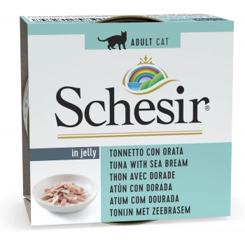 Schesir Ton Balığı ve Çipuralı Jöleli Kedi Konservesi 85 Gr