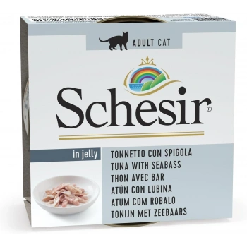 Schesir Ton Balığı ve Levrekli Jöleli Kedi Konservesi 85 Gr