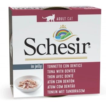 Schesir Ton ve Sinarit Balıklı Jöleli Kedi Konservesi 85 Gr