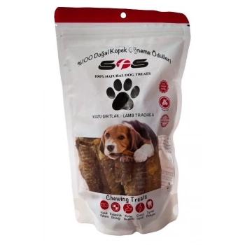 Sfs Kurutulmuş Kuzu Gırtlak 100 gr Köpek Ödülü