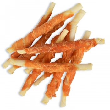 Snacky Tavuk Sargılı Beyaz Burgu Çubuk 10x10gr