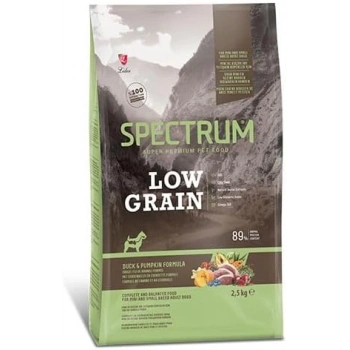 Spectrum Düşük Tahıllı Ördekli Bal Kabaklı Küçük Irk Yetişkin Köpek Maması 2.5 Kg