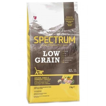 Spectrum Düşük Tahıllı Tavuk&Hindi Yetişkin Kedi Mama 2 Kg