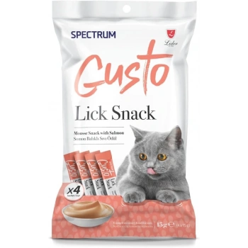 Spectrum Gusto Somonlu Sıvı Kedi Ödülü 4x15 gr