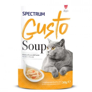 Spectrum Gusto Tavuk ve Havuçlu Kedi Çorbası 50 gr