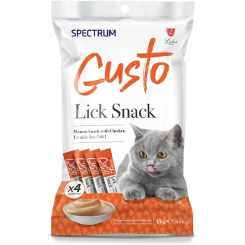 Spectrum Gusto Tavuklu Sıvı Kedi Ödülü 4x15 gr