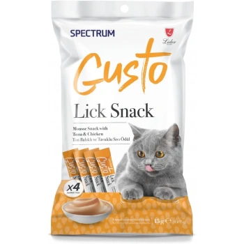 Spectrum Gusto Ton Balığı ve Tavuklu Sıvı Kedi Ödülü 4x15 gr