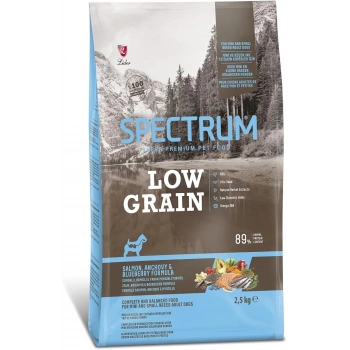 Spectrum Low Grain Somonlu Hamsili Yaban Mersinli Small Mini Breed Yetişkin Köpek Maması 2,5 kg
