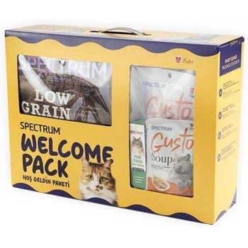 Spectrum Welcome Pack Low Grain Sterilised Somon ve Hamsi Kısırlaştırılmış Kedi Maması 2 Kg