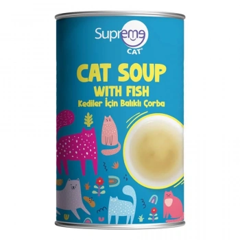 Supreme Cat Balıklı Kedi Çorbası 135ml