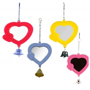 Tisert Kuş Oyuncağı Aynalı Kalp