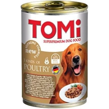 Tomi 3 Çeşit Kanat Etli Köpek Konservesi 400 Gr.