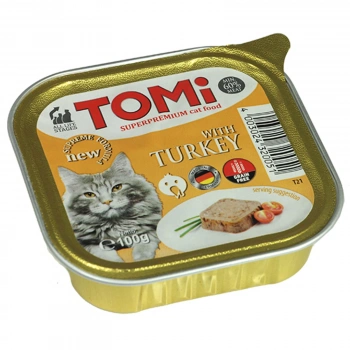 Tomi Pate Hindili Yetişkin Kedi Konservesi 100gr