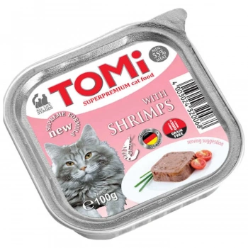 Tomi Pate Karidesli Yetişkin Kedi Konservesi 100gr