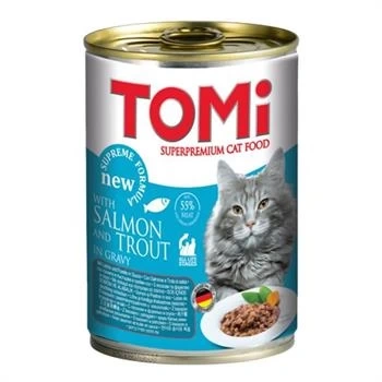 Tomi Somonlu&Alabalıklı Gravy Soslu Kedi Konservesi