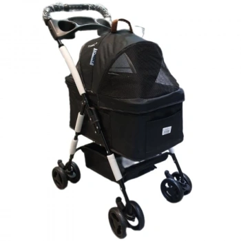 Tommy Evcil Hayvan Arabası 65*45*95 cm Siyah Max 15 Kg