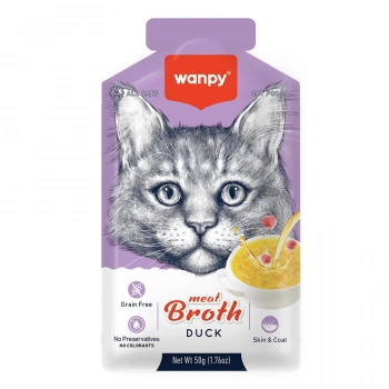 Wanpy Kediler için Ördek Eti Çorbası 50 g