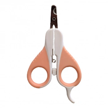 Zampa Kavisli Kedi ve Köpek Yaylı Tırnak Makası Pembe, 7x13cm