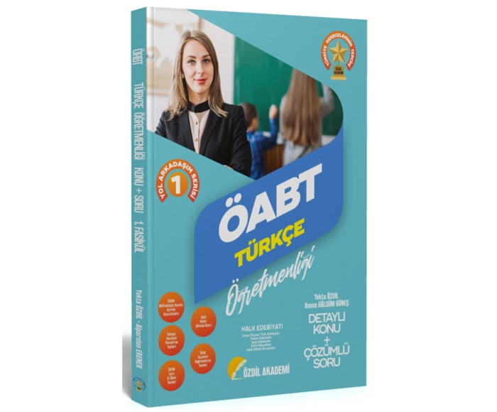 Özdil Akademi Yayınları 2022 ÖABT Türkçe Öğretmenliği 1. Kitap Halk Edebiyatı Soru Bankası