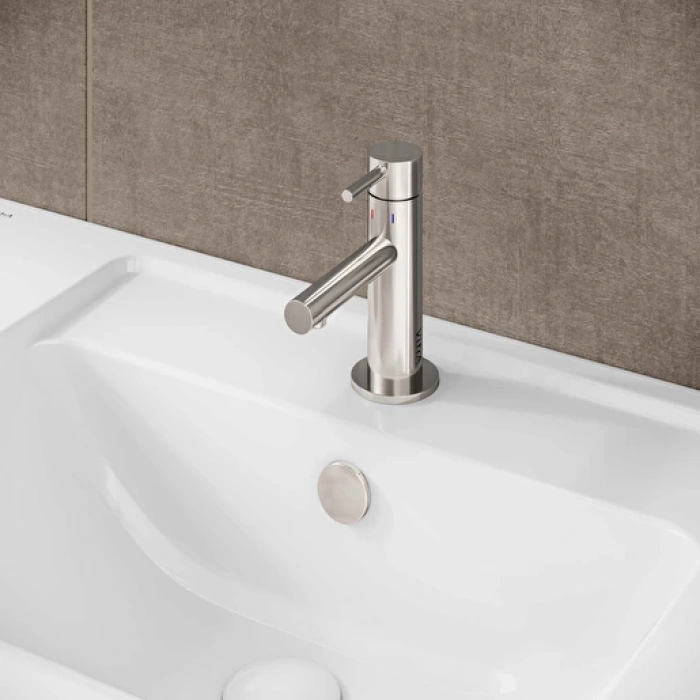 VitrA Origin A42555 Lavabo Bataryası, Kısa, Krom