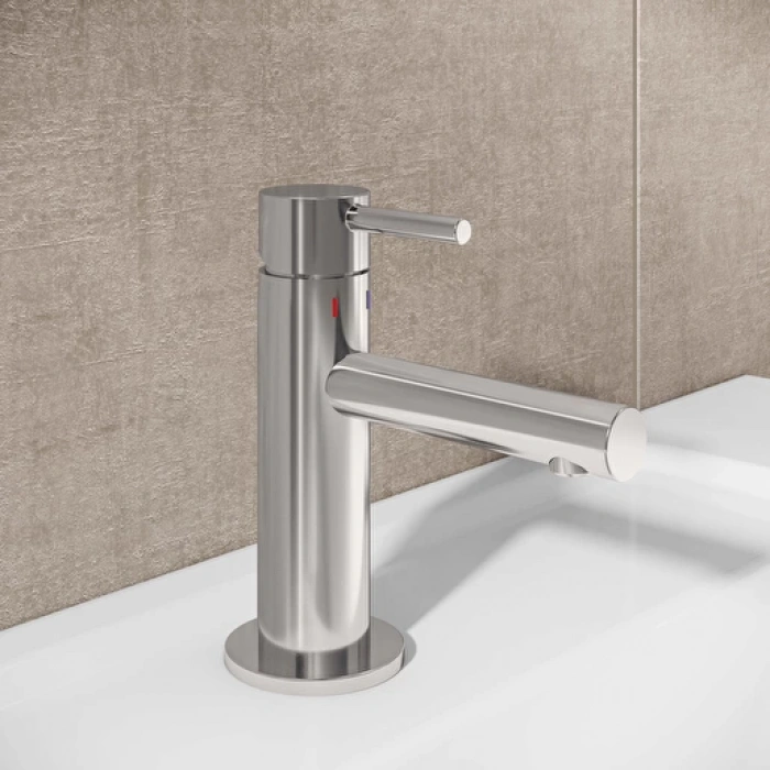 VitrA Origin A42555 Lavabo Bataryası, Kısa, Krom