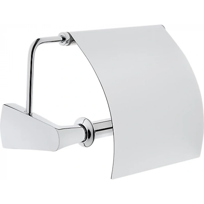 VitrA Base 800 A44086 Tuvalet Kağıtlığı, Kapaklı, Krom