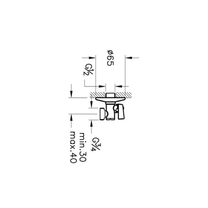 VitrA A45228 Filtreli Çamaşır Musluğu