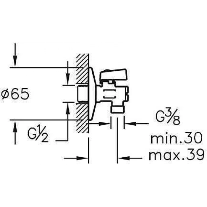 VitrA A45254 Filtreli İkili Ara Musluk, Krom