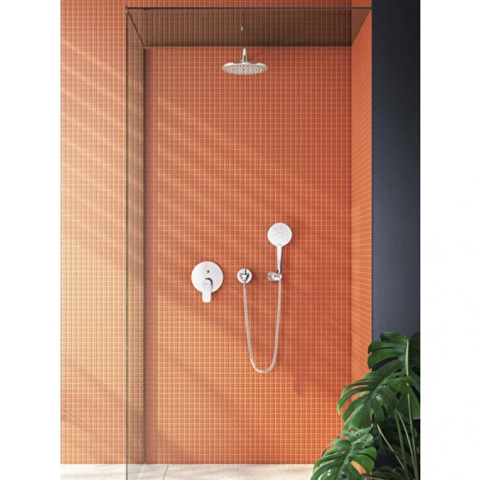 VitrA A45652 Duş Başlığı Dirseği Uzun Duvardan Krom