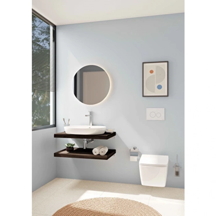 VitrA Base 400 A44125 Tuvalet Fırçalığı, Duvardan, Krom