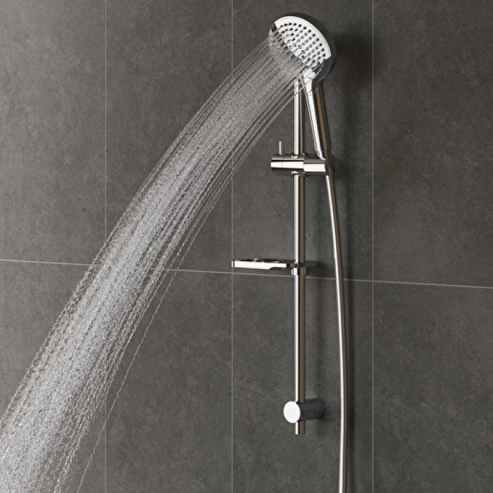 VitrA Bliss Round A45743 3F Sürgülü El Duşu Takımları Krom