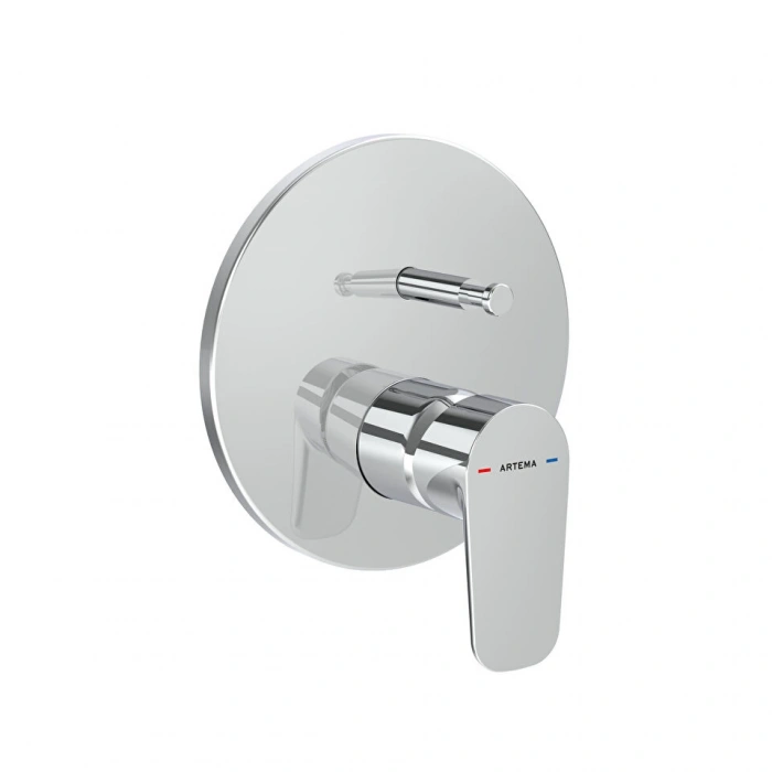 VitrA Flow Round A49306 Ankastre Duş Seti Krom