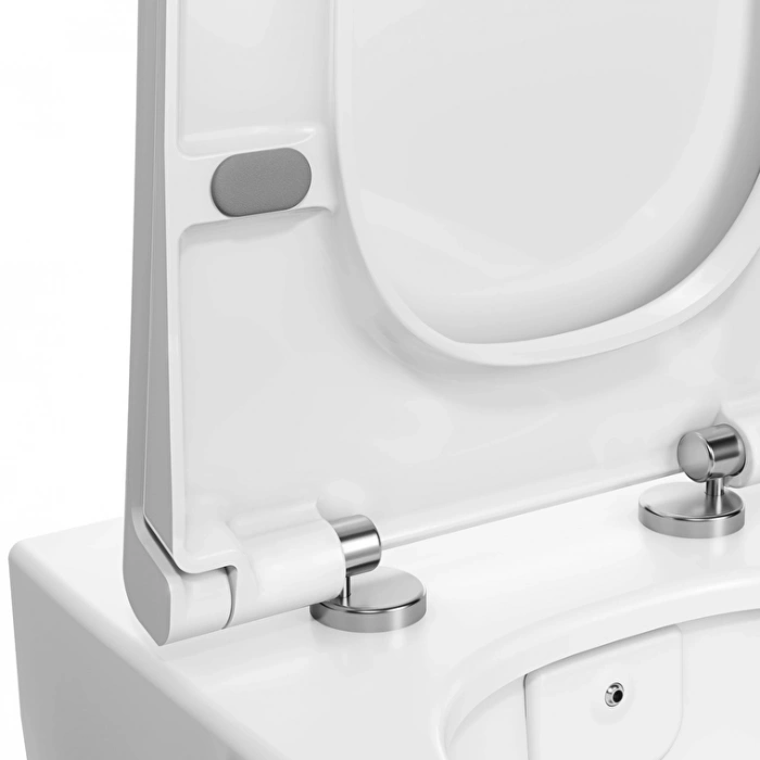 VitrA Integra 131-003R009 Klozet Kapağı Slim, Duroplast, Üstten sıkım Beyaz