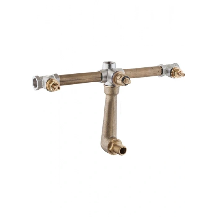 VitrA Juno A40834 Ankastre Banyo Bataryası(Sıva Altı Grubu)Krom