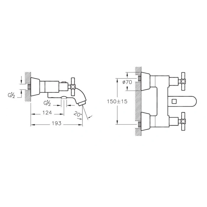 VitrA Juno A4086823 Banyo Bataryası, Altın
