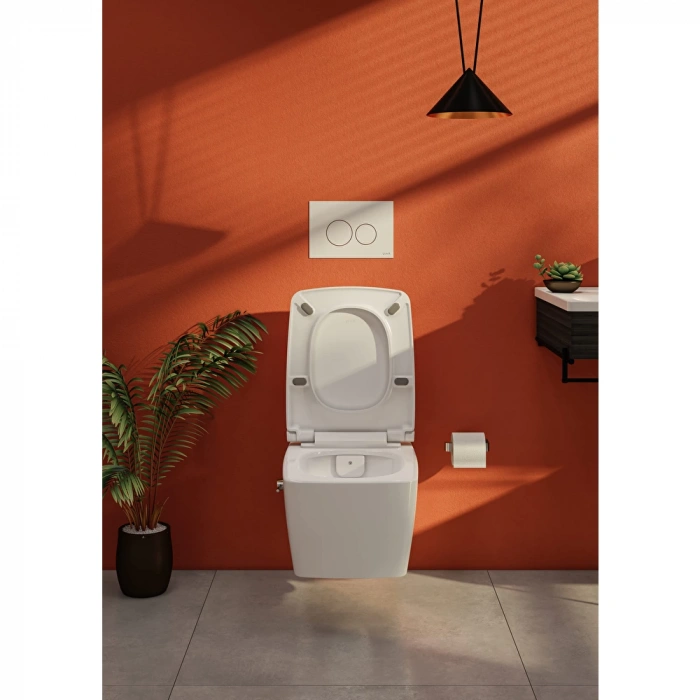VitrA Metropole 122-003-009 Slim Soft Klozet Kapağı-DP, Beyaz