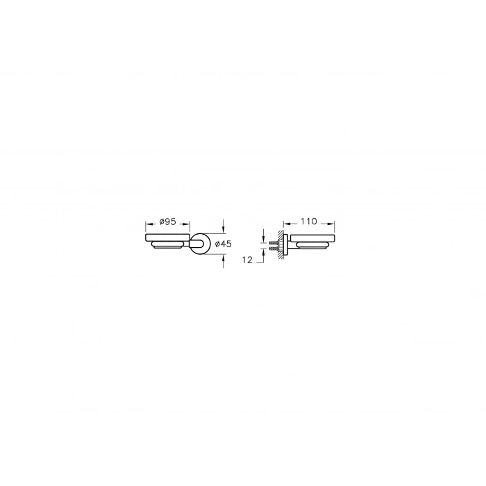 VitrA Minimax A44777 Katı Sabunluk Krom