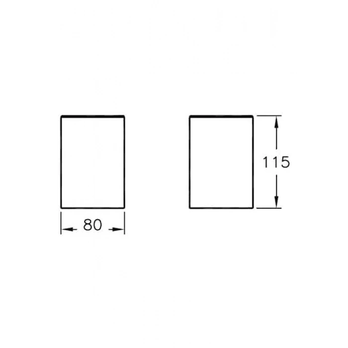 VitrA Nest Trendy A44614 Diş Fırçalığı-Tezgah Üzeri Krom