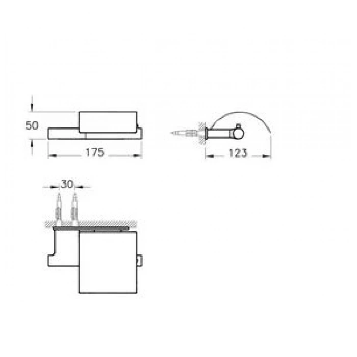 VitrA Nest Trendy A44620 Tuvalet Kağıtlığı, Krom