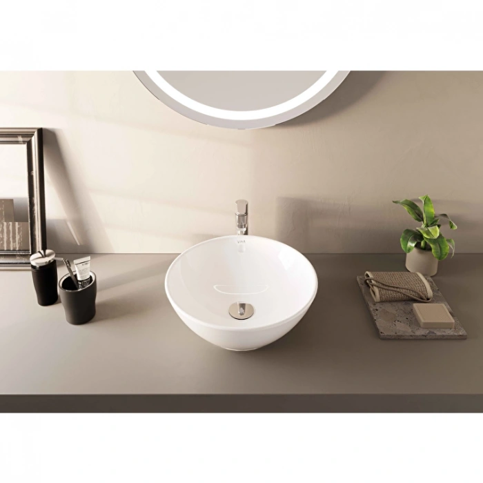 VitrA Options 4324B003-0012 T.üstü Lavabo 43cm-Beyaz