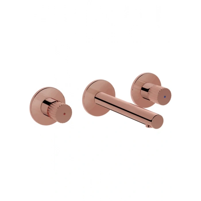 VitrA Origin A4258226 3 Delikli Ankastre Lavabo Bataryası Bakır