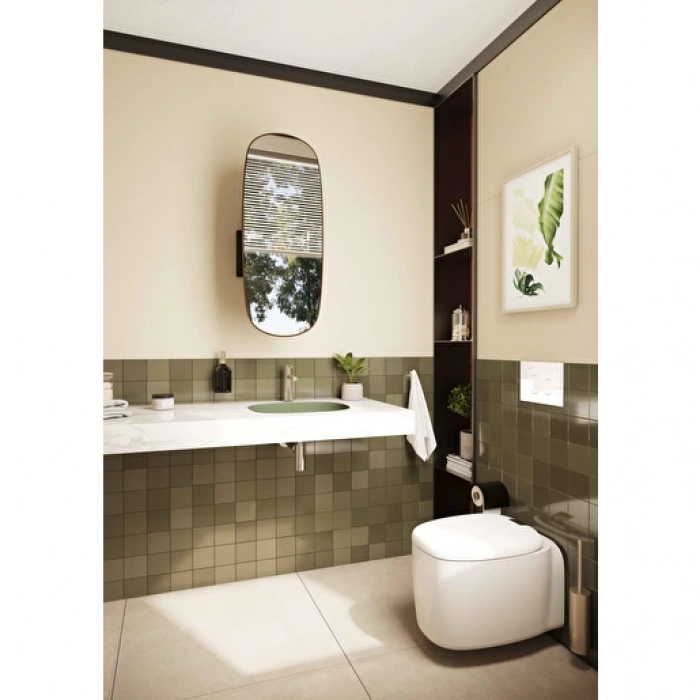 VitrA Plural 126-401-009 Klozet Kapağı Duroplast, Üstten Sıkmalı Yavaş Kapanır Mat Beyaz