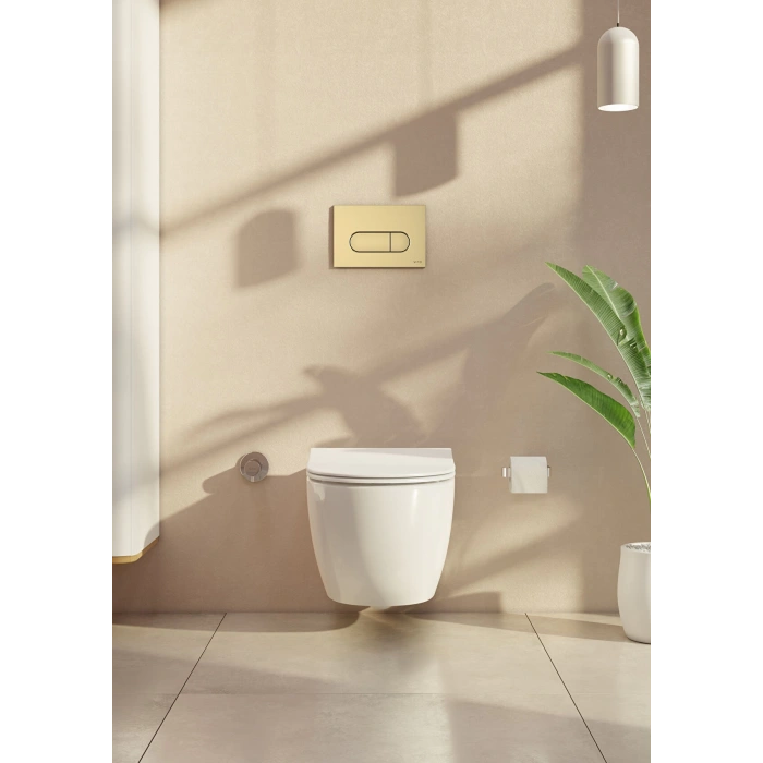 VitrA Root Round 740-2224 Kumanda Paneli, Soft Altın