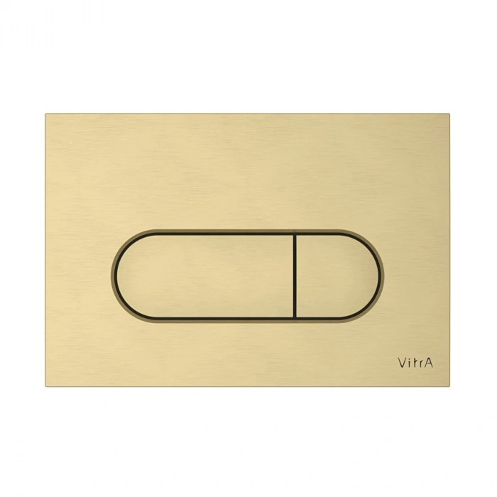VitrA Root Round 740-2225 Kumanda Paneli, Fırçalı Altın