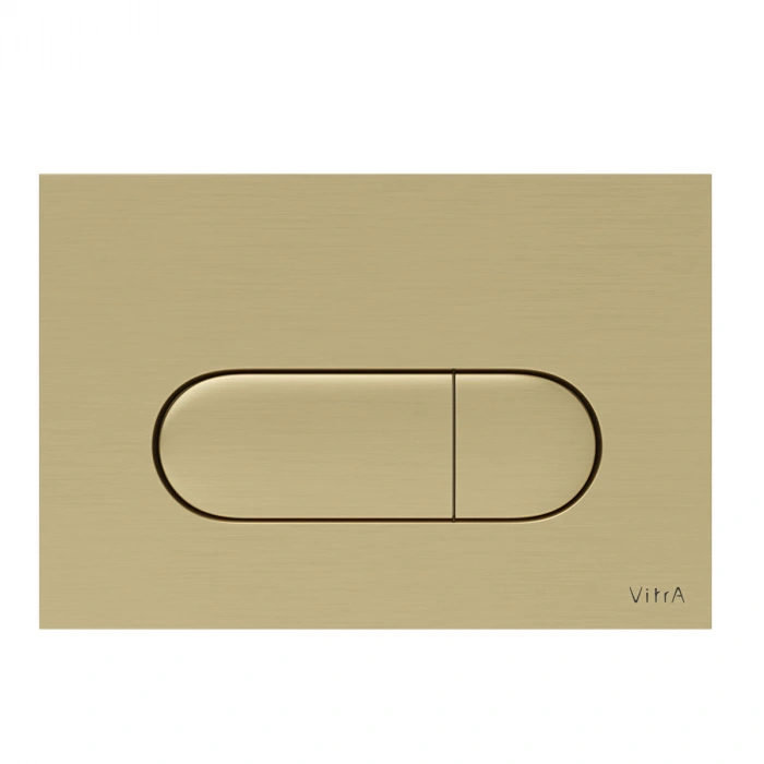 VitrA Root Round 740-2225 Kumanda Paneli, Fırçalı Altın