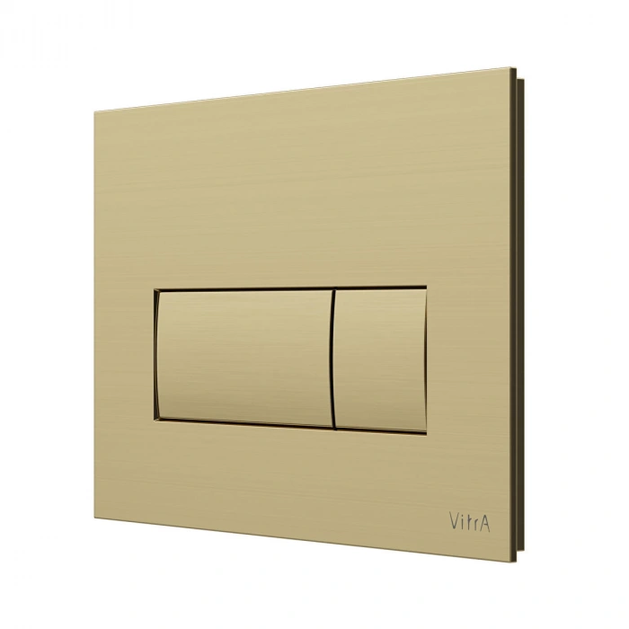 VitrA Root Square 740-2325 Kumanda Paneli, Fırçalı Altın